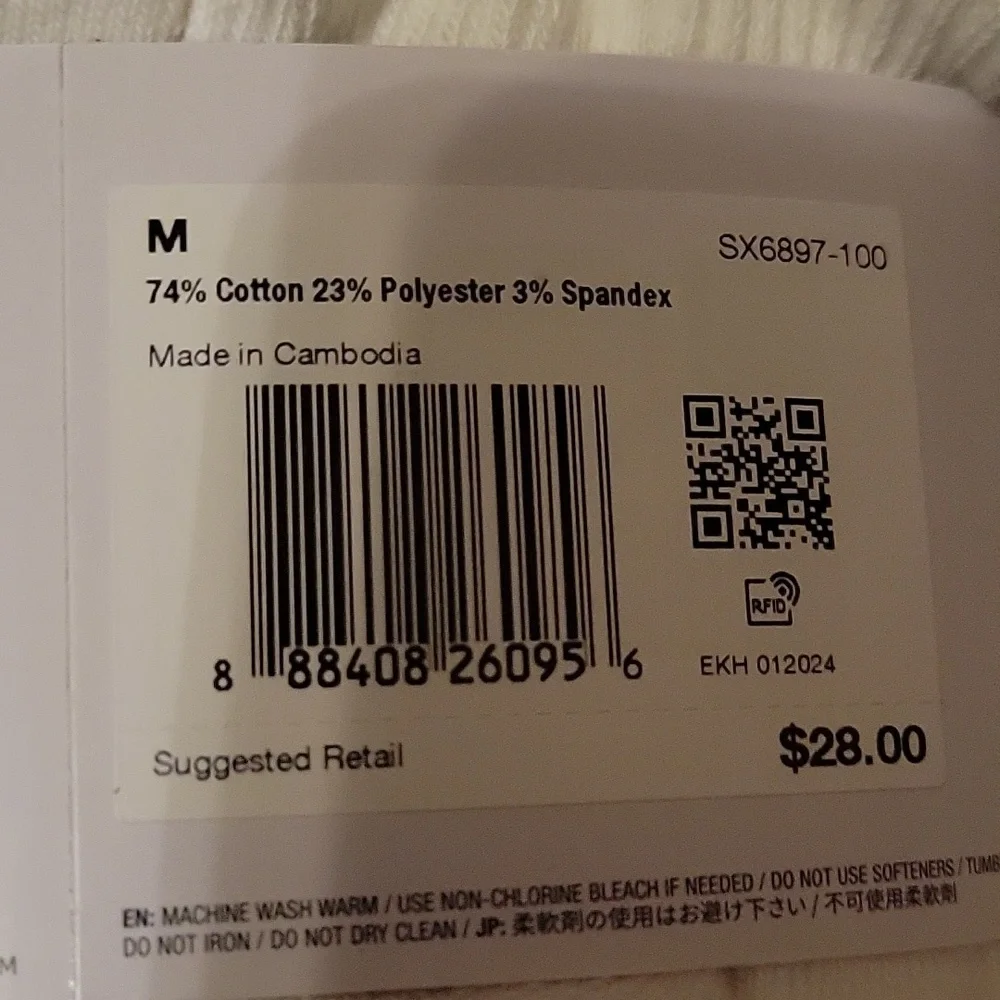 NWT: NIKE Everyday Plus DRI-FIT Cotton Cushioned Crew Socks 6 Pack - Picture 7 of 7